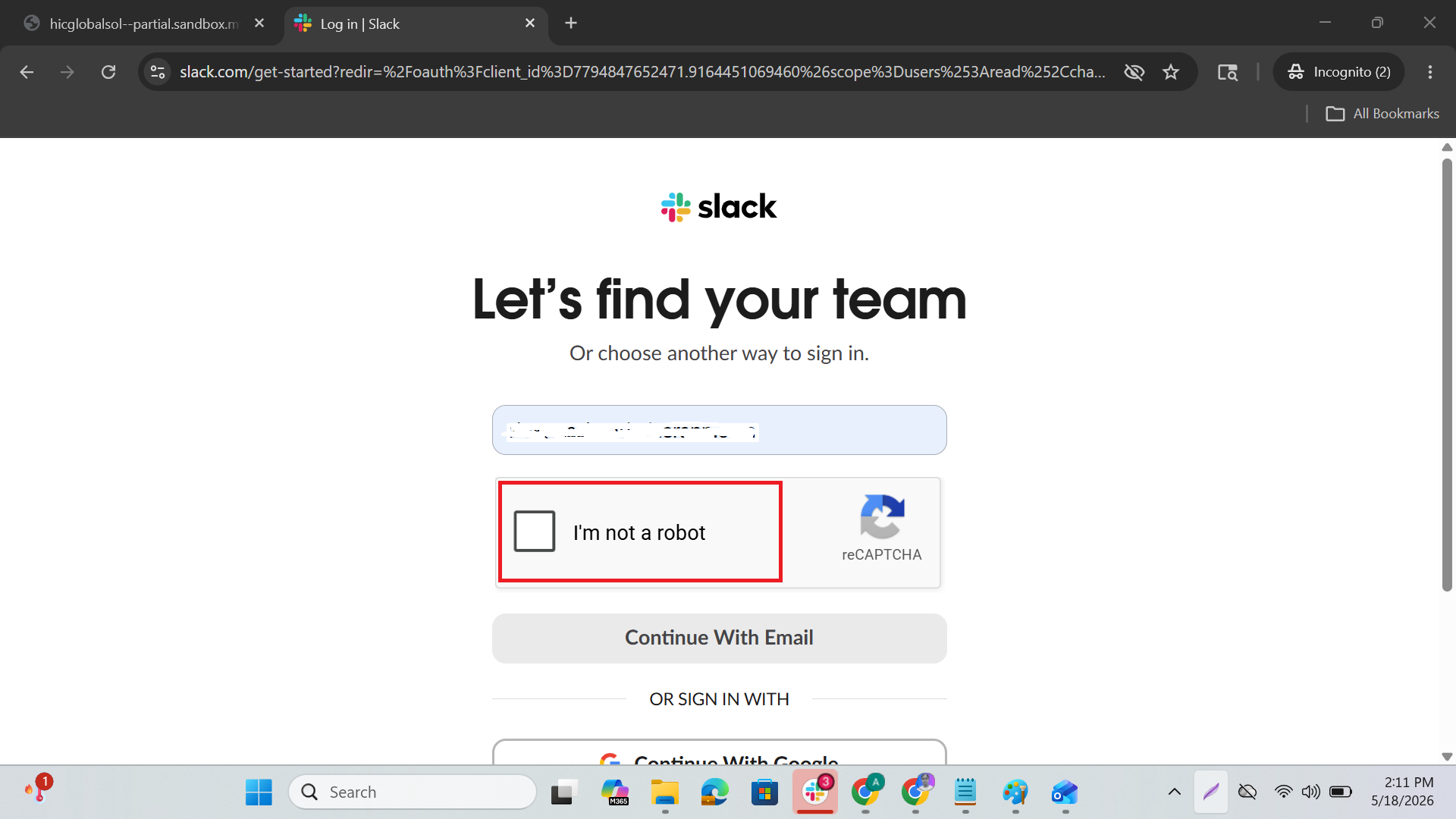 Create project
